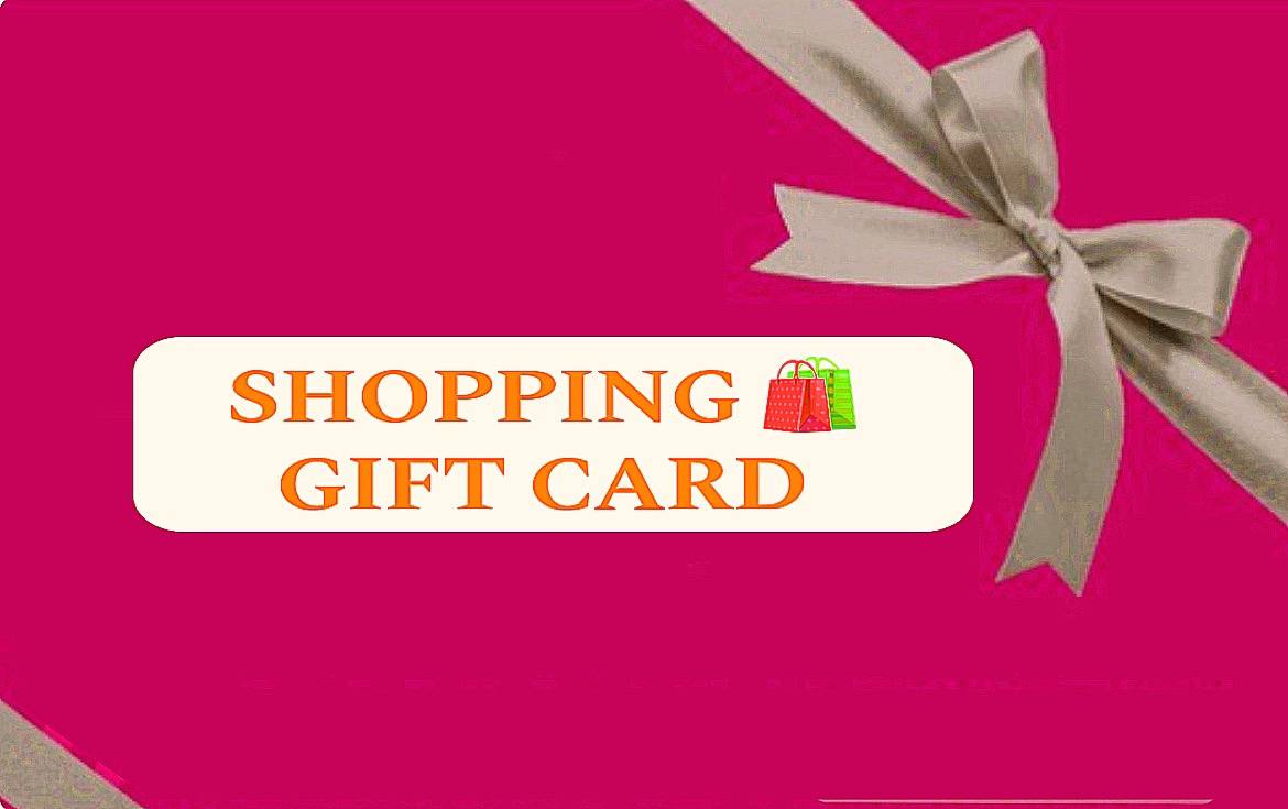 Shopping gift card